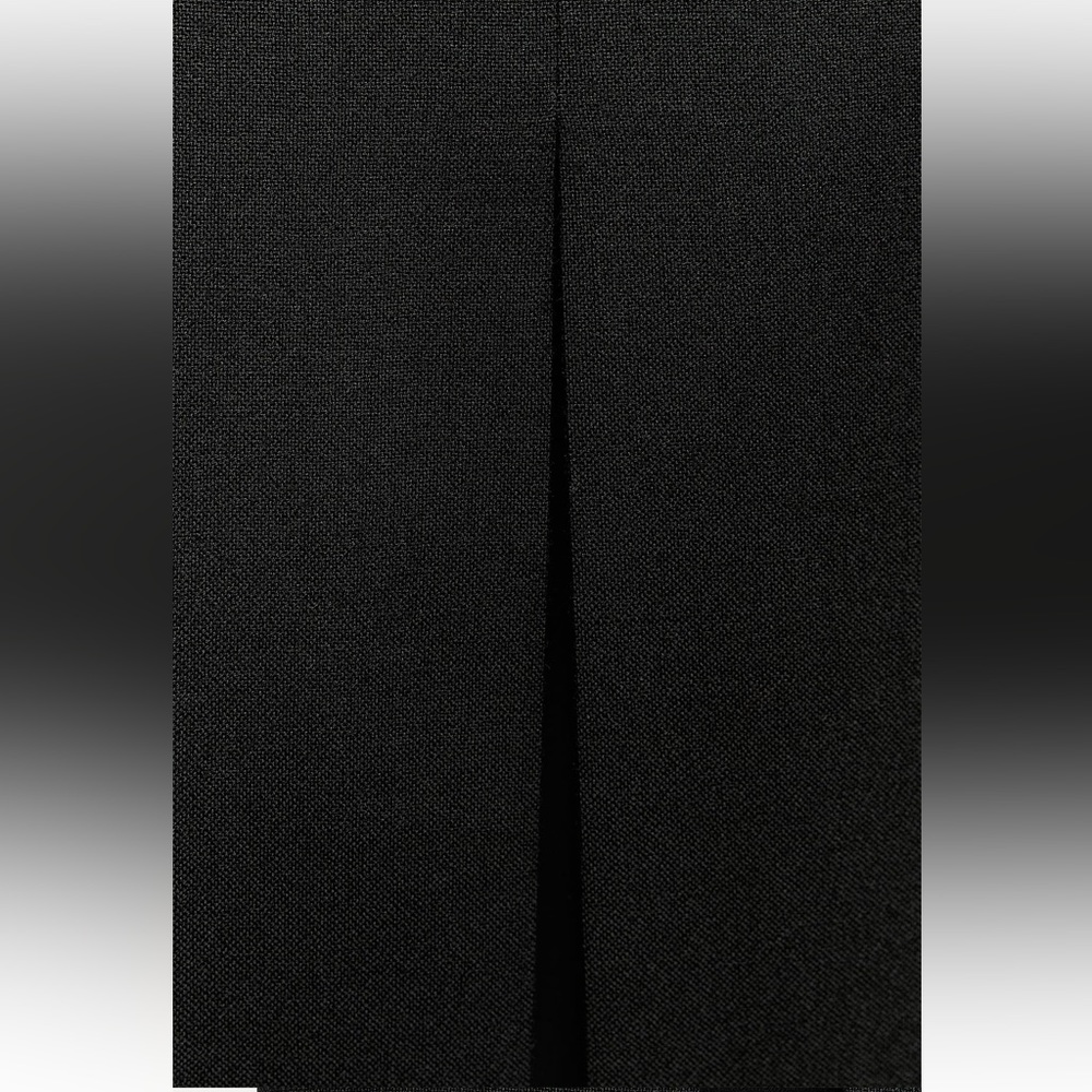Zara Black Slit 100% Wool high waist Midi Skirt size XS ZW Collection NWT - Picture 8 of 15